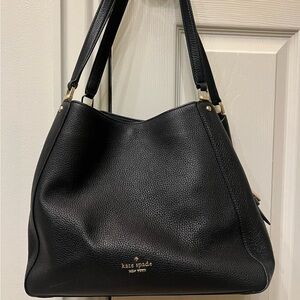 Kate Spade Leila Medium Black Shoulder Bag